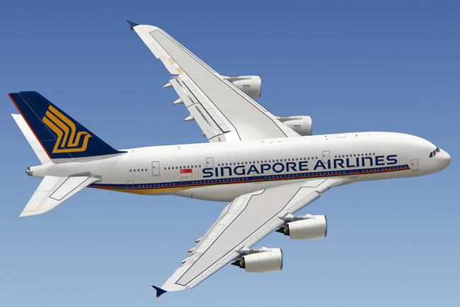 technische Illustration, Airbus a 380, realistische Darstellung